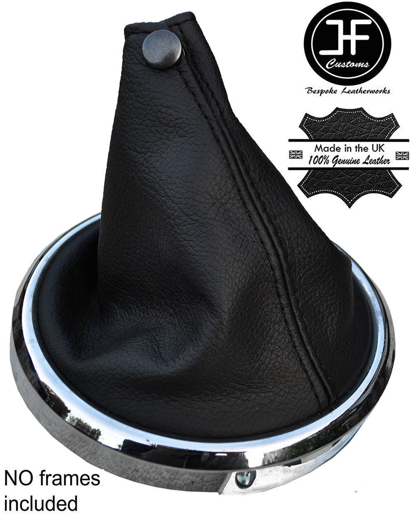 BLACK STITCH LEATHER GEAR GAITER FITS MITSUBISHI ASX OUTLANDER SPORT 2010-2016