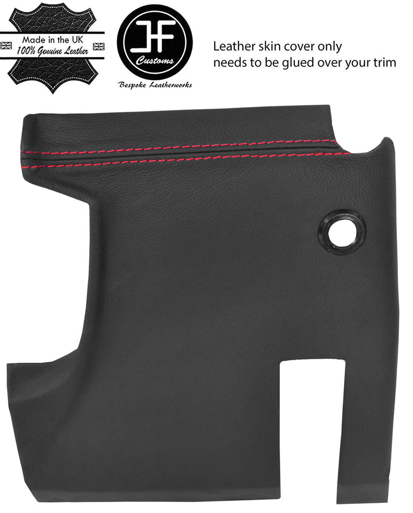 RED STITCH DRIVER SIDE UNDER DASH TRIM LEATHER COVER FITS FORD CAPRI MK2 MK3