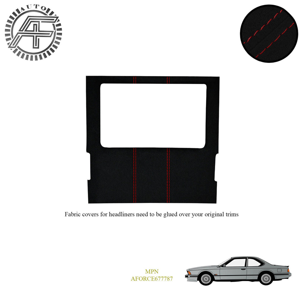 LUXE SUEDE HEADLINER COVER FITS BMW E24 6 SERIES 2 DOOR COUPE WITH SUNROOF 76-89