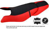 BLACK & B RED CUSTOM FITS SEADOO GTX GTI 97-01 FRONT + REAR VINYL SEAT COVER