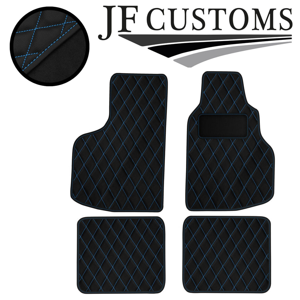 L BLUE DIAMOND VINYL 4XTAILORED FLOOR CARPET FOR VW GOLF MK1 CONVERTIBLE JF1
