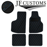 L BLUE DIAMOND VINYL 4XTAILORED FLOOR CARPET FOR VW GOLF MK1 CONVERTIBLE JF1