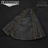 YELLOW STITCH NAPPA LEATHER GEAR STICK GAITER FOR HONDA S2000 1999-2003