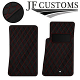 RED DIAMOND VINYL 2X TAILORED FLOOR CARPETS FOR MAZDA MX5 MK2 98-05 JF1