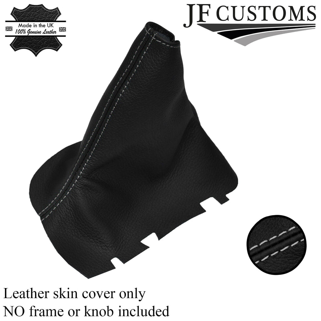 GREY STITCH FITS VOLVO S60 2001-2009 HANDBRAKE GAITER LEATHER CUSTOM NEW