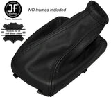 BLACK STITCHING LEATHER GEAR GAITER SHIFT BOOT FITS SUZUKI RENO 2004-2008