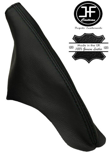 BLACK STITCHING REAL LEATHER HANDBRAKE GAITER FITS TOYOTA SUPRA 1993-2002