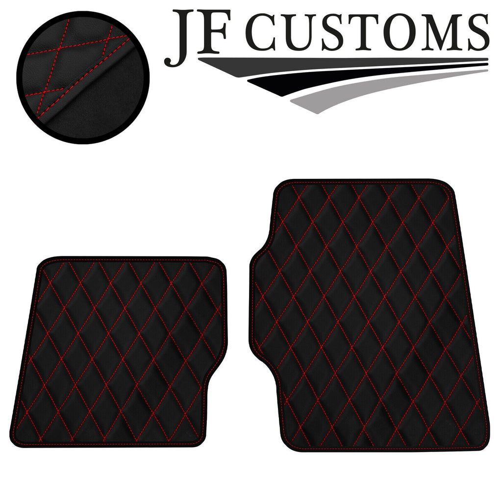 RED DIAMOND VINYL 2X TAILORED FLOOR CARPETS FOR LOTUS ELISE S2 01-11 CUSTOM NEW