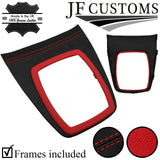 RED & BLACK AUTO  GEAR SURROUND+TRIM COVER+FRAME FITS FORD C MAX C-MAX 03-10