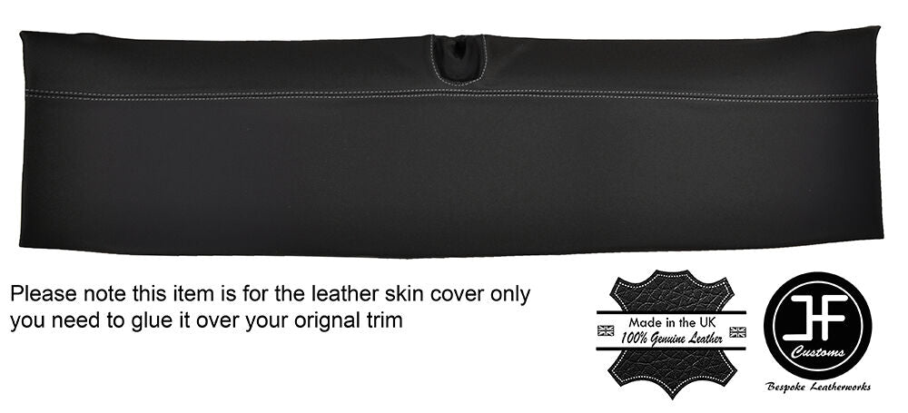 GREY STITCH HALO ROOF TRIM GENUINE LEATHER COVER FITS CORVETTE C6 COUPE 05-13