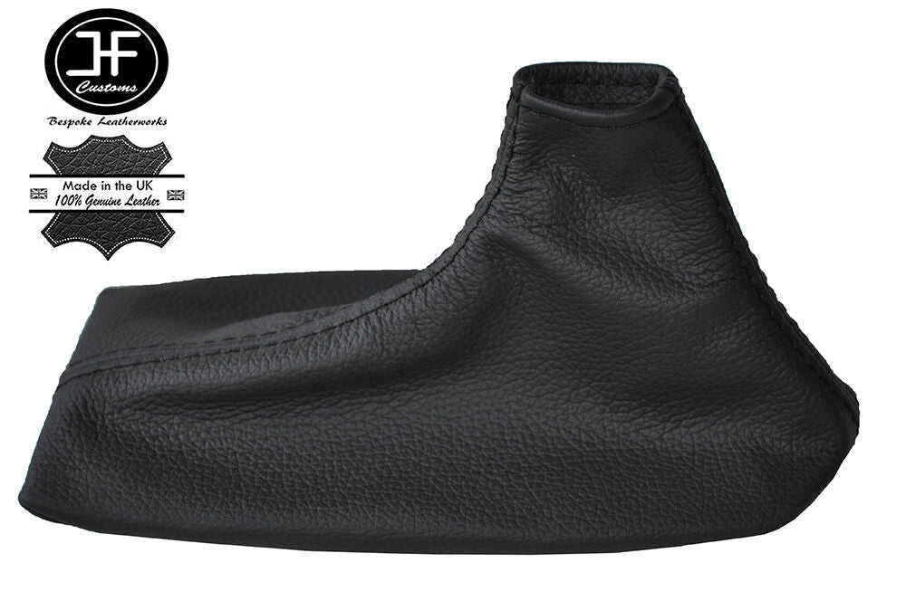 BLACK STITCH MANUAL LEATHER GEAR GAITER FITS PORSCHE 986 BOXSTER 1996-2004