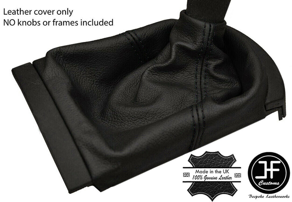 BLACK STITCH FOR SEAT CORDOBA IBIZA 2002-2008 GEAR STICK GAITER LEATHER