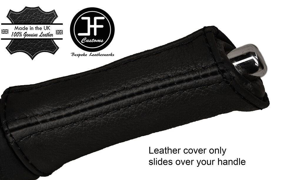 BLACK STITCHING HANDBRAKE HANDLE LEATHER COVER FITS SUBARU LEGACY OUTBACK 04-09