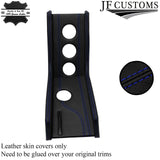 ROYAL BLUE STITCH CENTRE CONSOLE TRIM LEATHER COVERS FITS PORSCHE 914 1969-1976