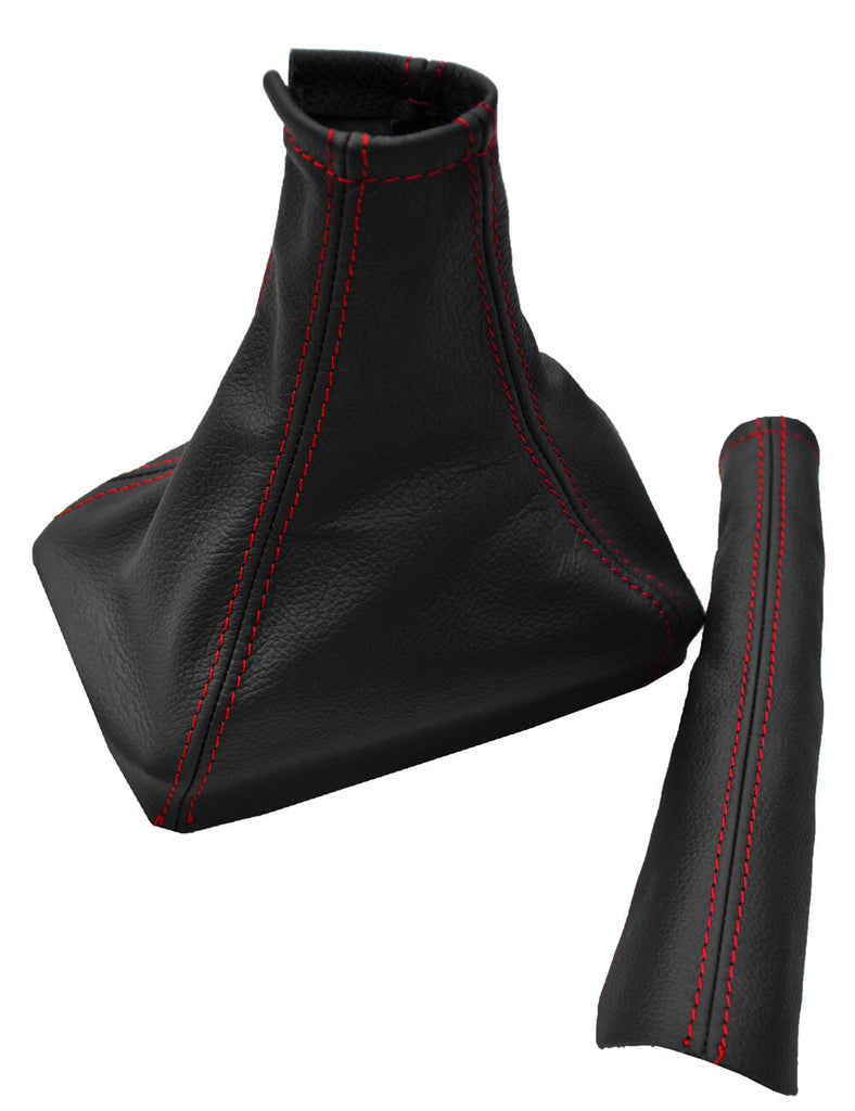 RED STITCH FITS VAUXHALL ASTRA MK2 GTE OPEL KADETT GAITERS SET 1984-1991