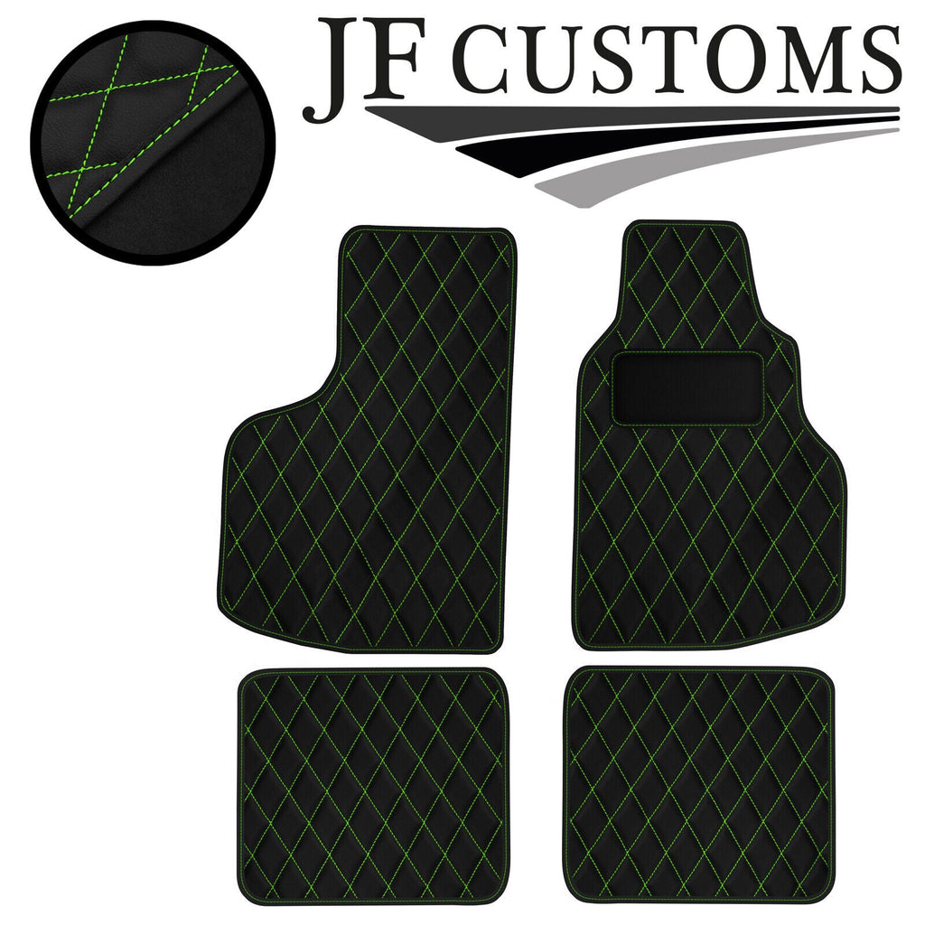 GREEN DIAMOND VINYL 4XTAILORED FLOOR CARPET FOR VW GOLF MK1 CONVERTIBLE JF1