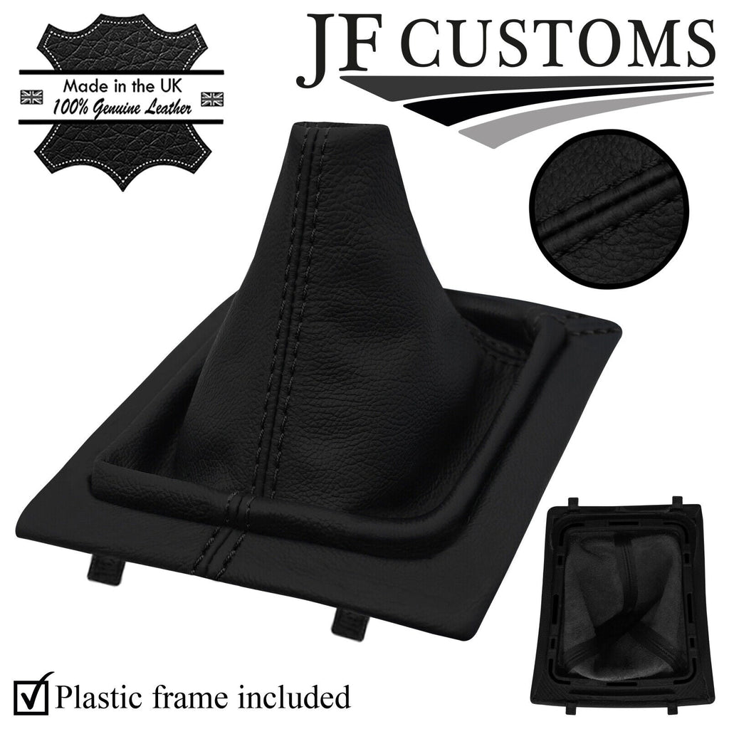 BLACK STITCH LEATHER GEAR + SURROUND COVER + FRAME FITS CADILLAC CTS V 04-07