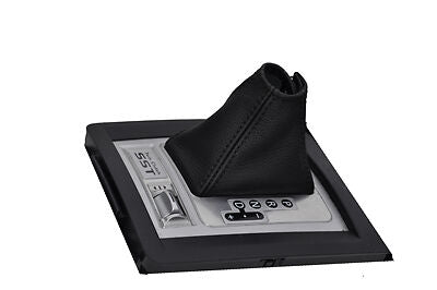 FITS MITSUBISHI EVO 10 SST 08+ black gear black  stitch CUSTOM NEW MADE IN UK