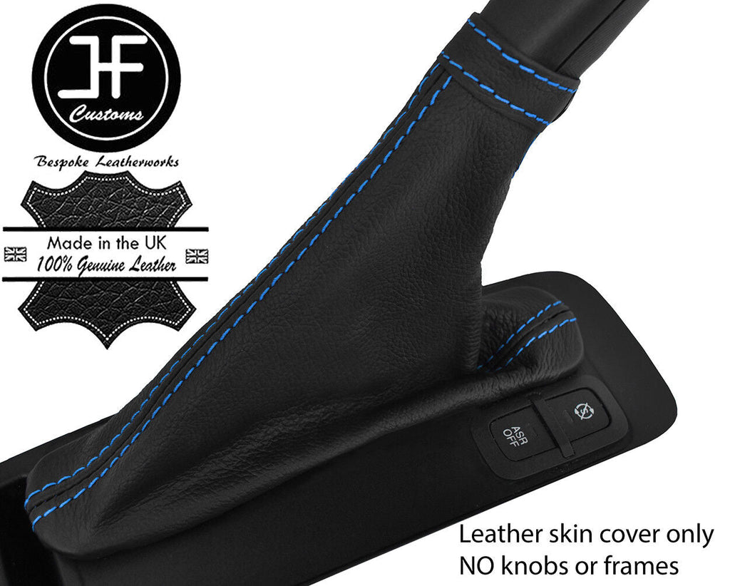BLUE STITCH REAL LEATHER HANDBRAKE GAITER FITS VAUXHALL OPEL COMBO D MK3 13-18