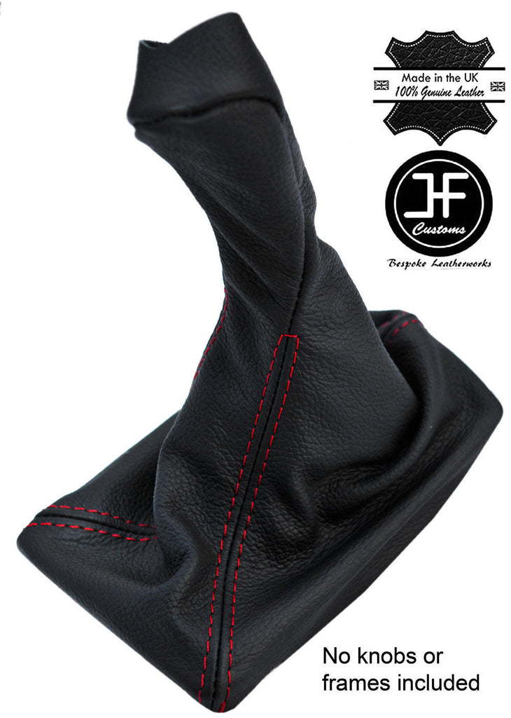 RED STITCH LEATHER FOR MERCEDES CLK W209 GEAR KNOB COVER GAITER 02-09 MANUAL