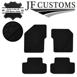 BLACK DIAMOND STITCH VINYL 4X TAILORED FLOOR MAT CARPETS FOR ALFA 147 01-10