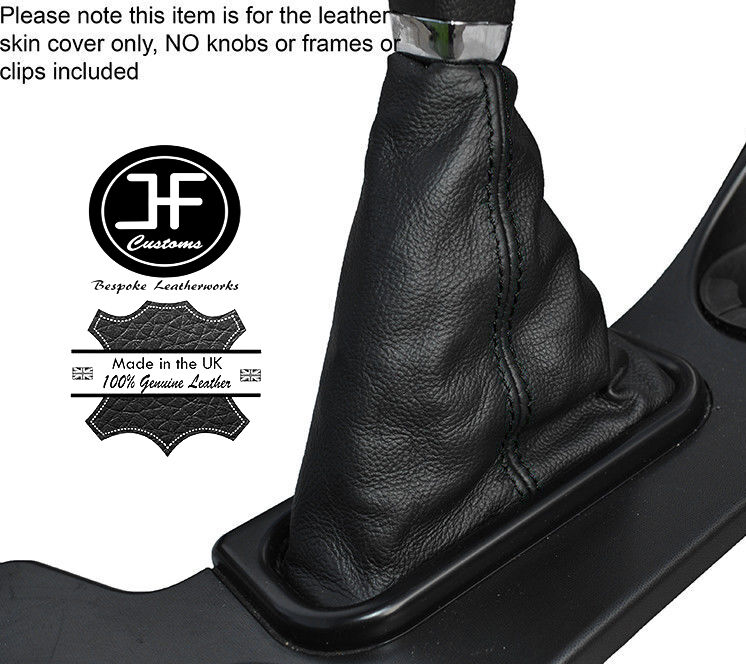 BLACK STITCHING LEATHER AUTO AUTOMATIC GEAR GAITER FITS TRAILBLAZER 2002-2009