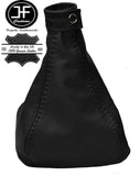 BLACK GENUINE LEATHER MANUAL GEAR STICK GAITER FITS FIAT PANDA 2013+ CUSTOM NEW