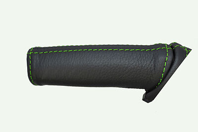 green stitch FITS MITSUBISHI GTO 3000 GT 90-01 LEATHER HANDBRAKE HANDLE COVER