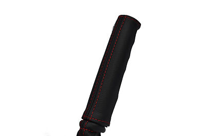 red stitch FITS BMW E30 82-92 HANDBRAKE HANDLE LEATHER COVER ONLY CUSTOM NEW