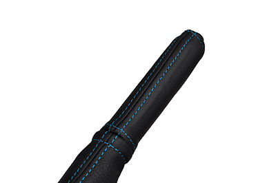 blue stitch FITS HONDA CRX DEL SOL 92-97 LEATHER HANDBRAKE HANDLE COVER ONLY