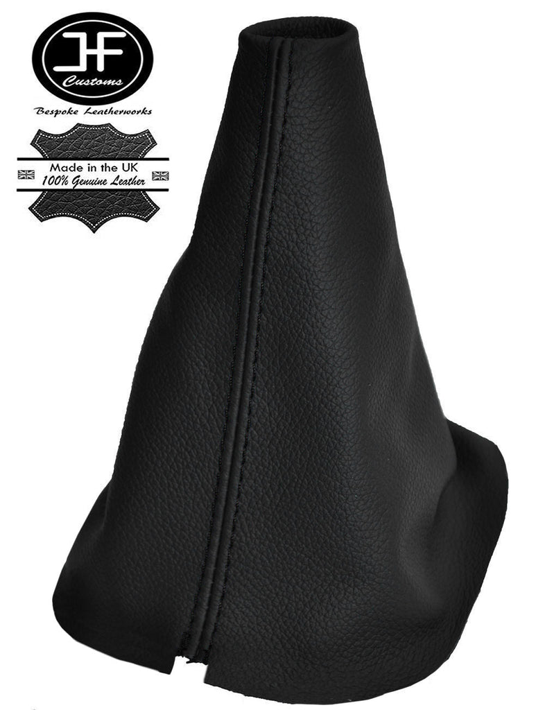 BLACK STITCHING REAL LEATHER GEAR STICK GAITER FITS RENAULT SCENIC 2009-2015