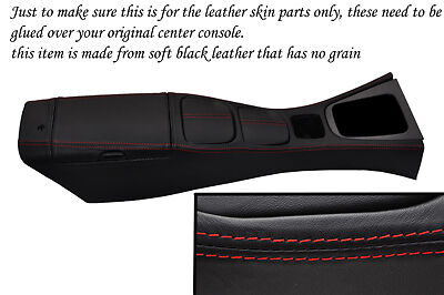 red stitch FITS MAZDA MX5 MIATA MK2 01-05 CENTRE CONSOLE & ARMREST COVERS