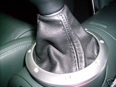 FITS AUDI TT BLACK GEAR GAITER LEATHER SHIFT BOOT NEW CUSTOM NEW MADE IN UK