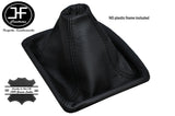 BLACK STITCHING MANUAL LEATHER GEAR GAITER FITS HONDA CRV CR-V 2006-2012