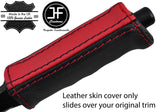 BLACK & RED STRIPE HANDBRAKE HANDLE LEATHER COVER FITS BMW Z3 1995-2004