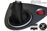 BLACK REAL LEATHER MANUAL GEAR GAITER FITS HONDA CIVIC EP3 TYPE R 2001-2005