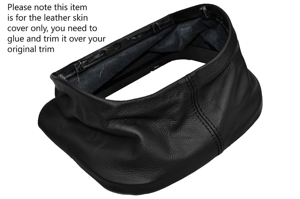 BLACK STITCH STEERING COLUMN SURROUND SKIN COVER FITS RANGE ROVER VOGUE L322