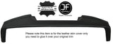BLACK STITCHING TOP DASH DASHBOARD LEATHER COVER FITS LOTUS ELAN SERIES 3