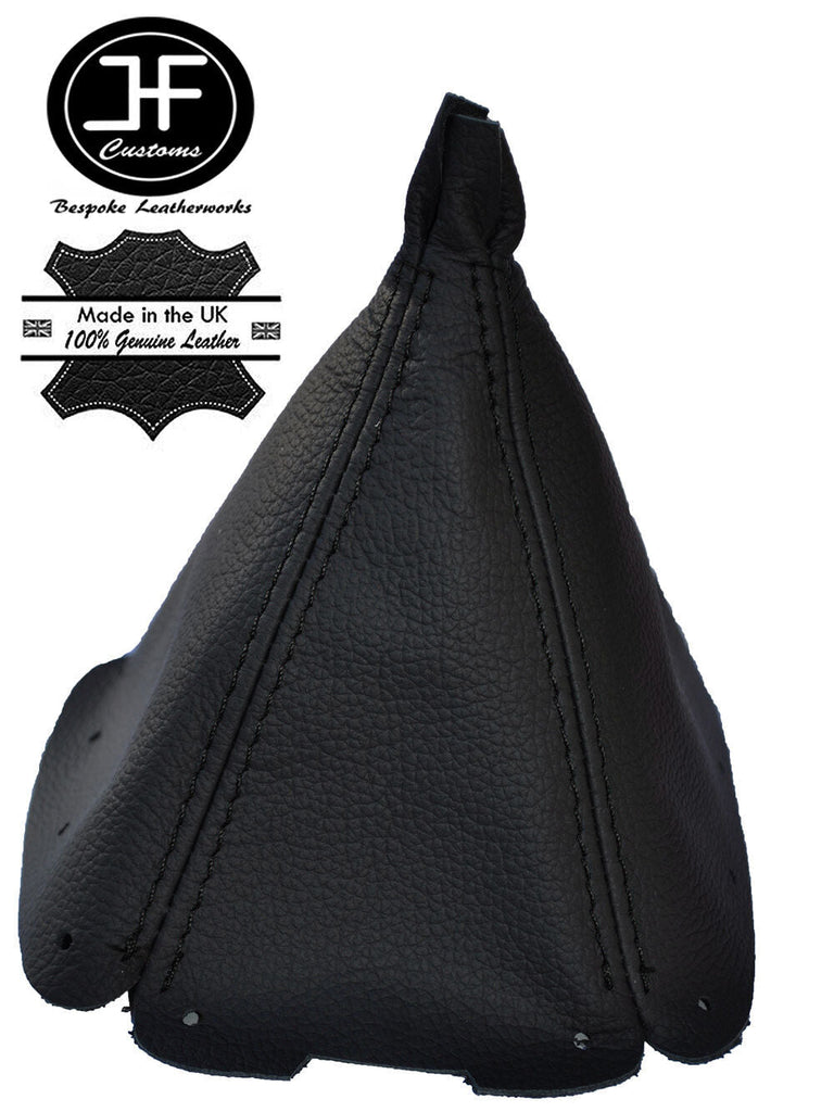 BLACK STITCH MANUAL LEATHER GEAR GAITER FITS FORD CORTINA MK5 1979-1982