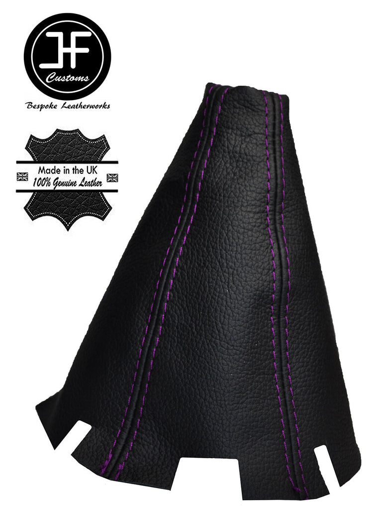 PURPLE STITCH FOR HONDA ACCORD IX 2008-2012 LEATHER MANUAL GEAR GAITER CUSTOM