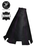 PURPLE STITCH FOR HONDA ACCORD IX 2008-2012 LEATHER MANUAL GEAR GAITER CUSTOM