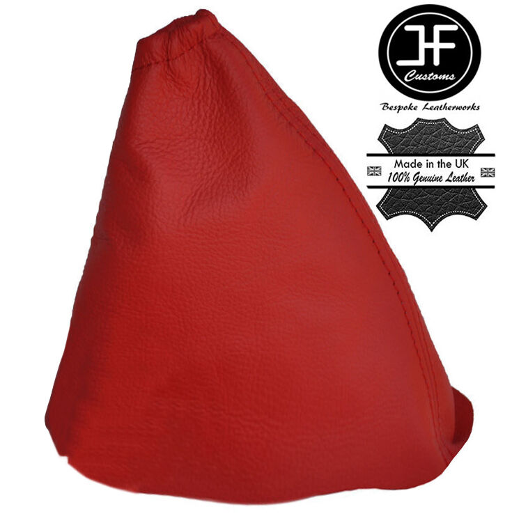 RED LEATHER GEAR STICK GAITER COVER FITS PEUGEOT 508 2010-2015 MANUAL NEW