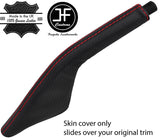 RED STITCH CARBON FIBER VINYL HANDBRAKE GAITER FOR PORSCHE 924 944 968 75-95