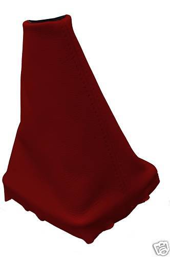 FITS MERCEDES A CLASS GEAR GAITER D RED LEATHER 1997-2004 CUSTOM NEW MADE IN UK