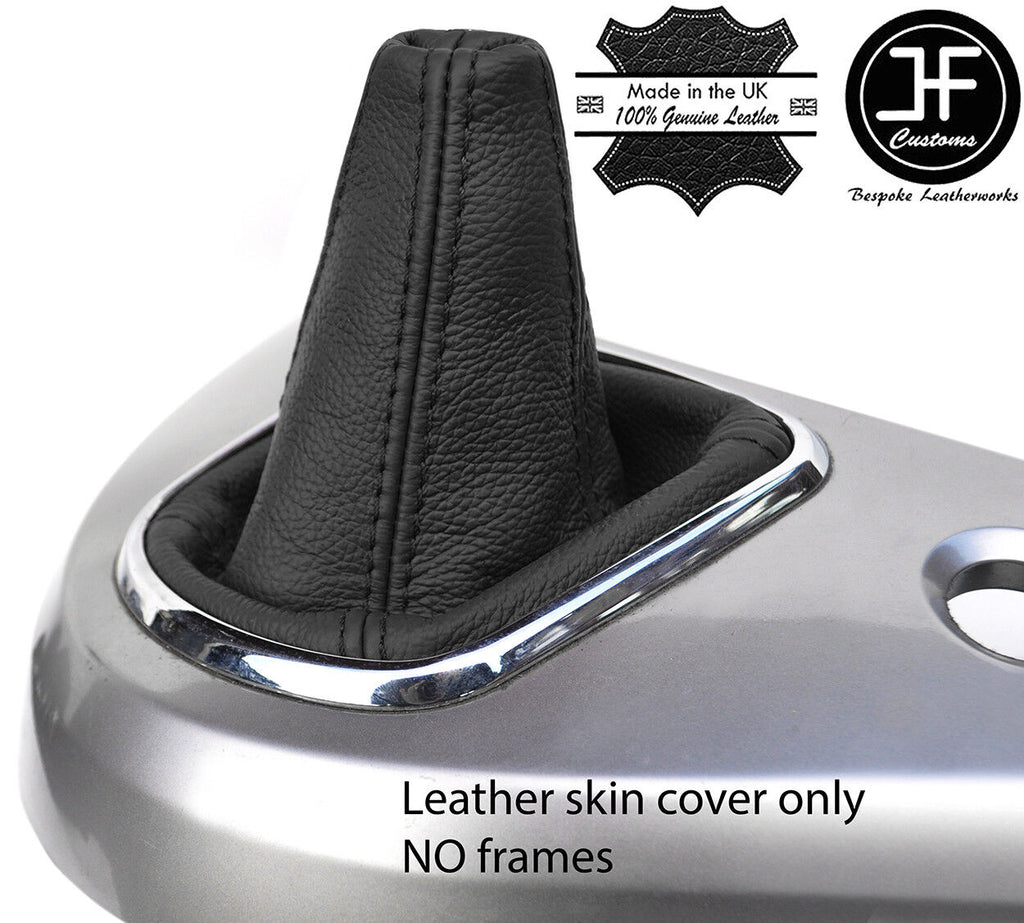 BLACK TOP GRAIN REAL LEATHER GEAR GAITER FITS MITSUBISHI GRANDIS 2004-2011