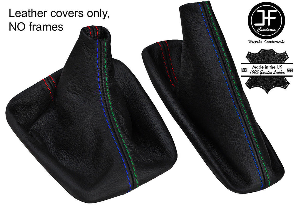 RED STITCHING LEATHER GEAR & HANDBRAKE GAITER FITS BMW Z3 1995-2004 STYLE 1