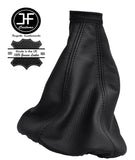 BLACK STITCHING FITS ALFA ROMEO MITO GEAR STICK GAITER 2008-2015 REAL LEATHER