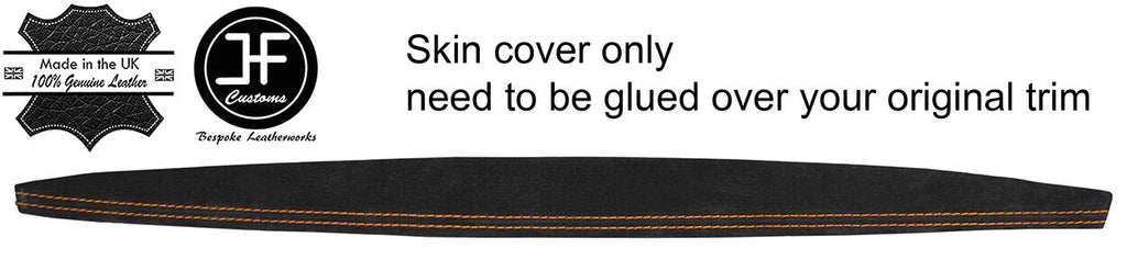 ORANGE STITCH DASH DASHBOARD TRIM SUEDE COVER FOR BMW 1 SERIES E81 E82 E87 E88