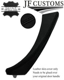 BLACK STITCH LEATHER 1X FRONT DOOR HANDLE COVER FOR BMW E90 E91 E92 E93
