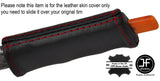 RED STITCH E BRAKE HANDLE LEATHER COVER FITS PONTIAC FIERO GT SE V6 1984-1988